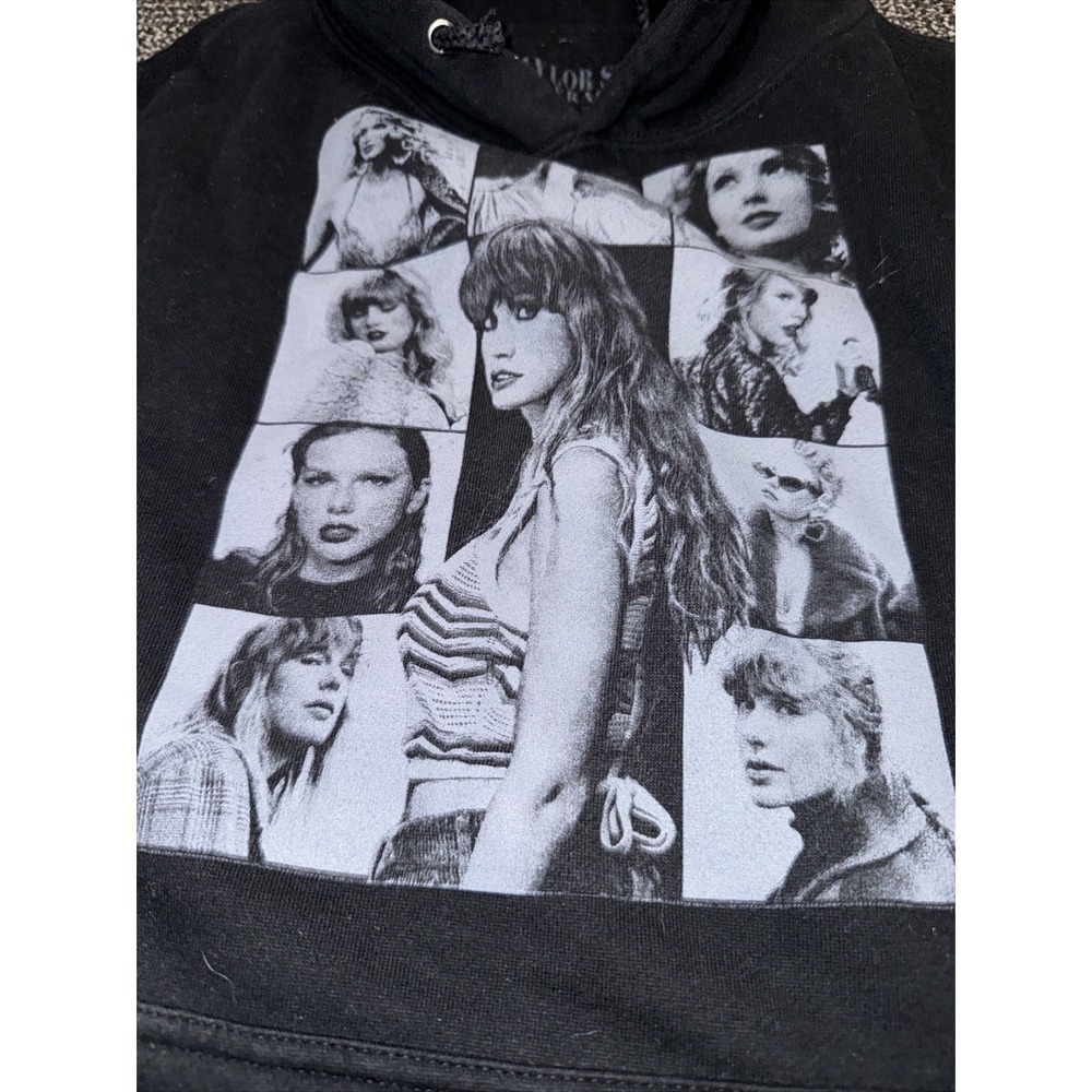 Taylor Swift The Eras Tour Black Hoodie Size-Official Merchandise Mens Medium - Picture 2 of 5